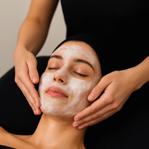 Limpieza facial purificante con terapia LED en IMI Málaga